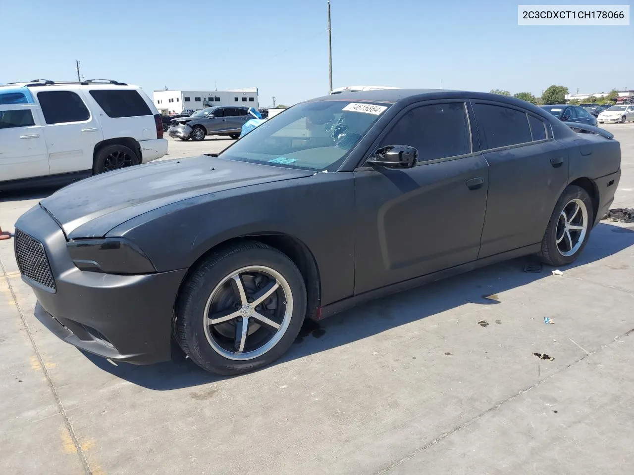 2012 Dodge Charger R/T VIN: 2C3CDXCT1CH178066 Lot: 74615864