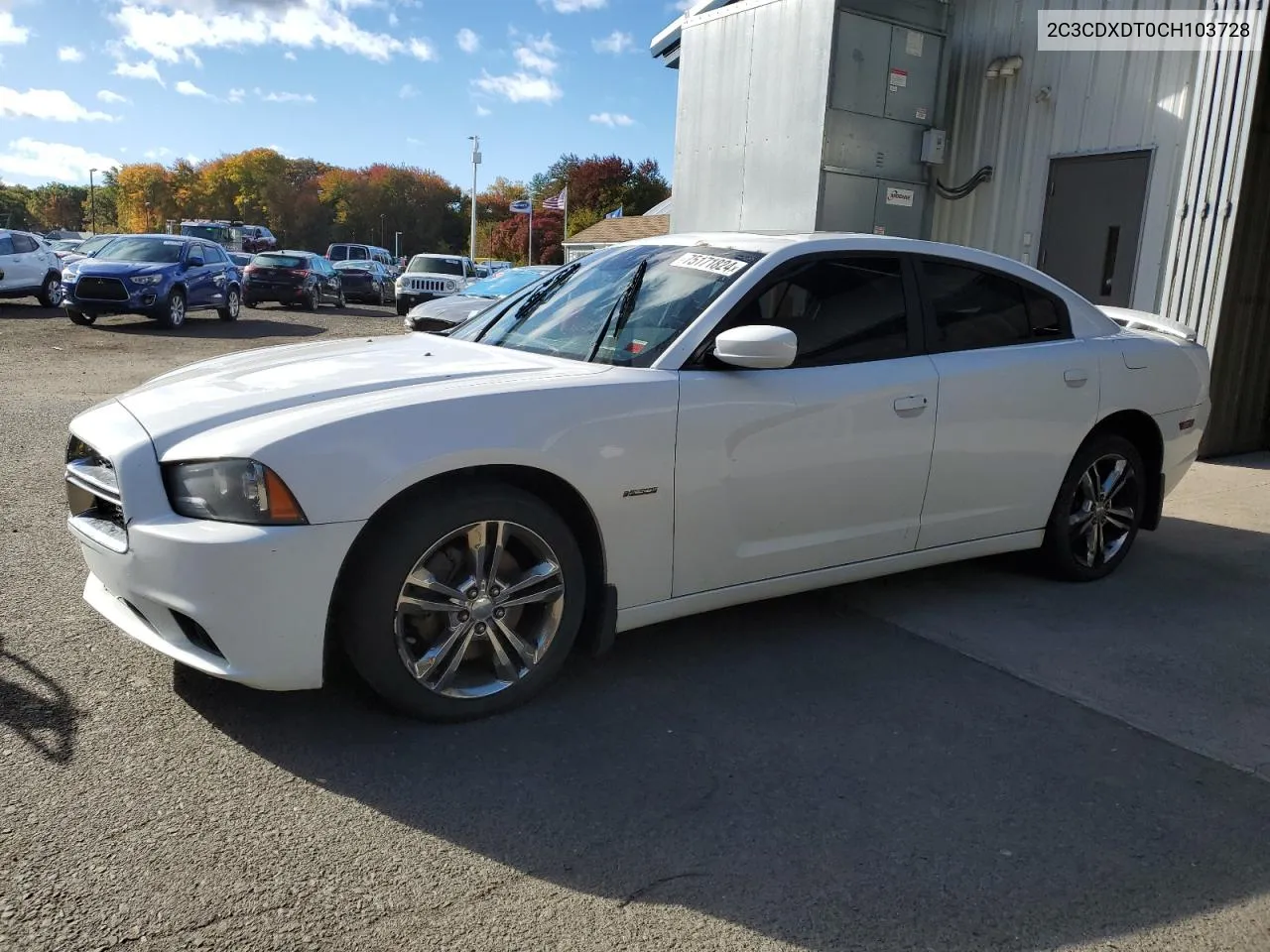 2012 Dodge Charger R/T VIN: 2C3CDXDT0CH103728 Lot: 75171824