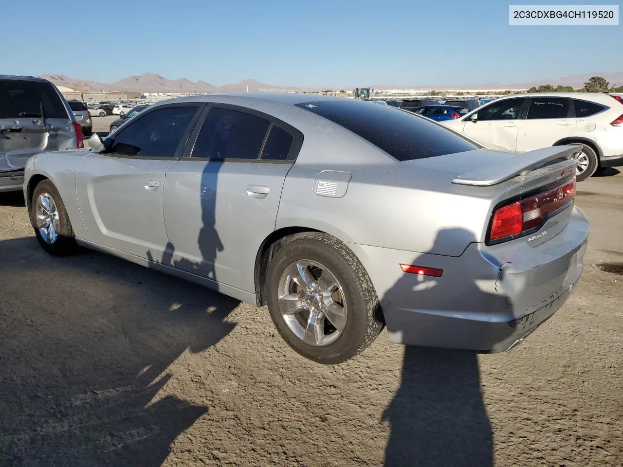 2012 Dodge Charger Se VIN: 2C3CDXBG4CH119520 Lot: 75311834