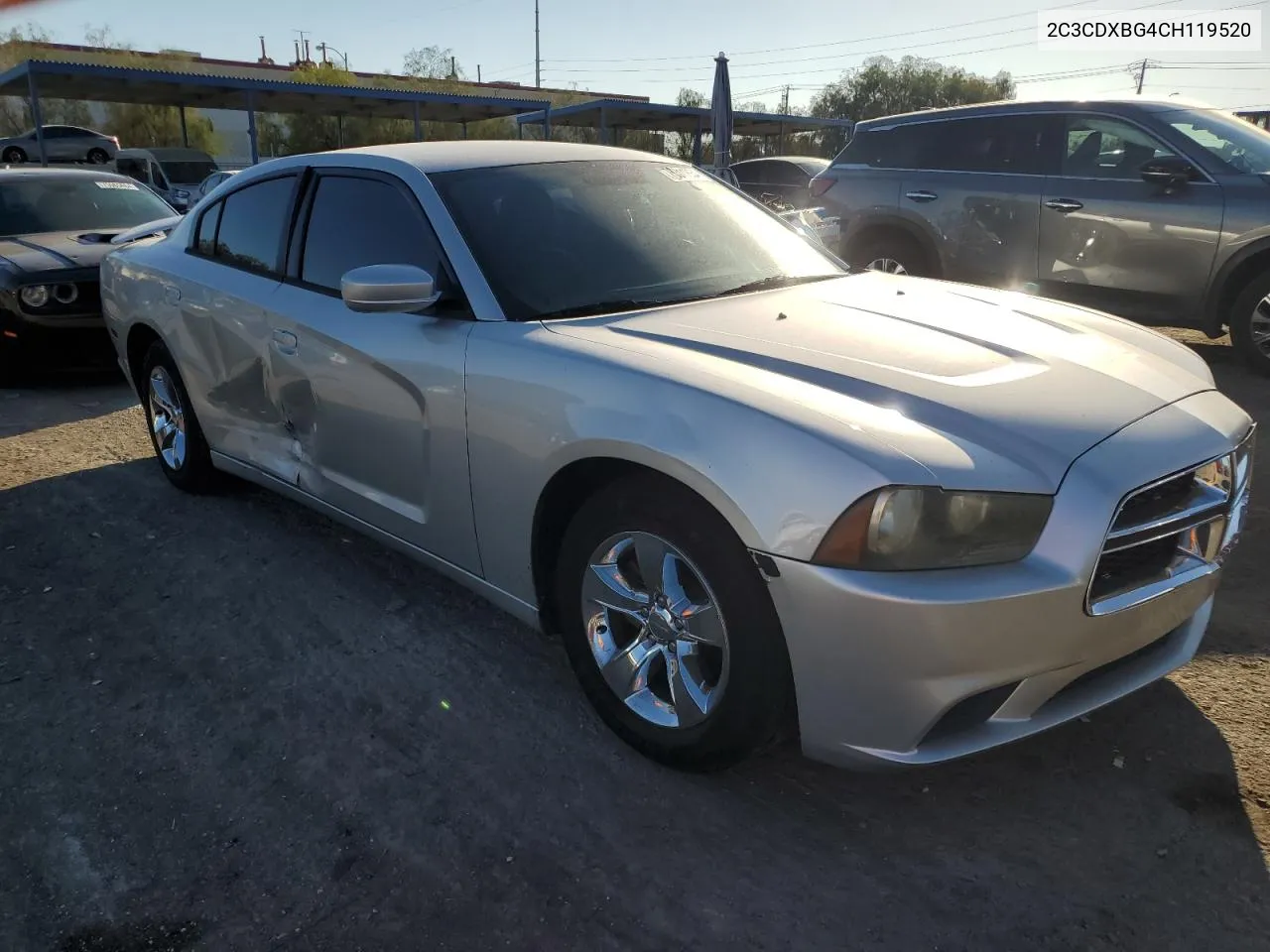 2012 Dodge Charger Se VIN: 2C3CDXBG4CH119520 Lot: 75311834