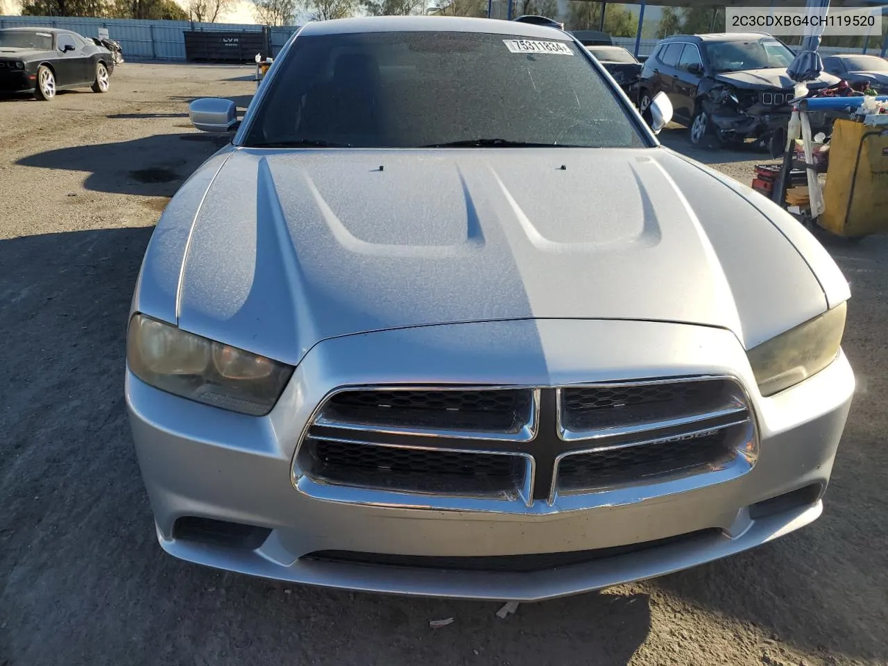 2012 Dodge Charger Se VIN: 2C3CDXBG4CH119520 Lot: 75311834