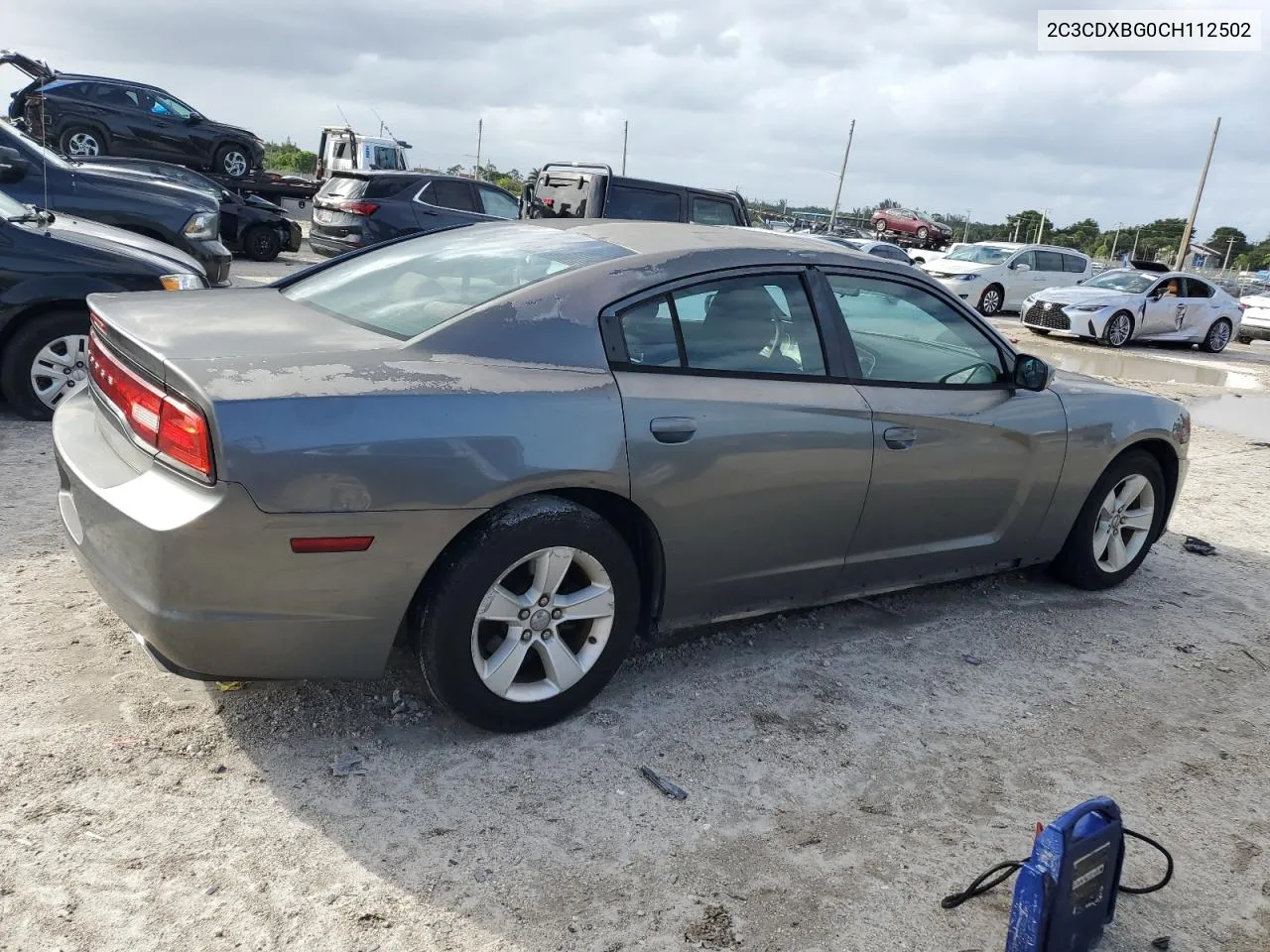 2012 Dodge Charger Se VIN: 2C3CDXBG0CH112502 Lot: 75638814