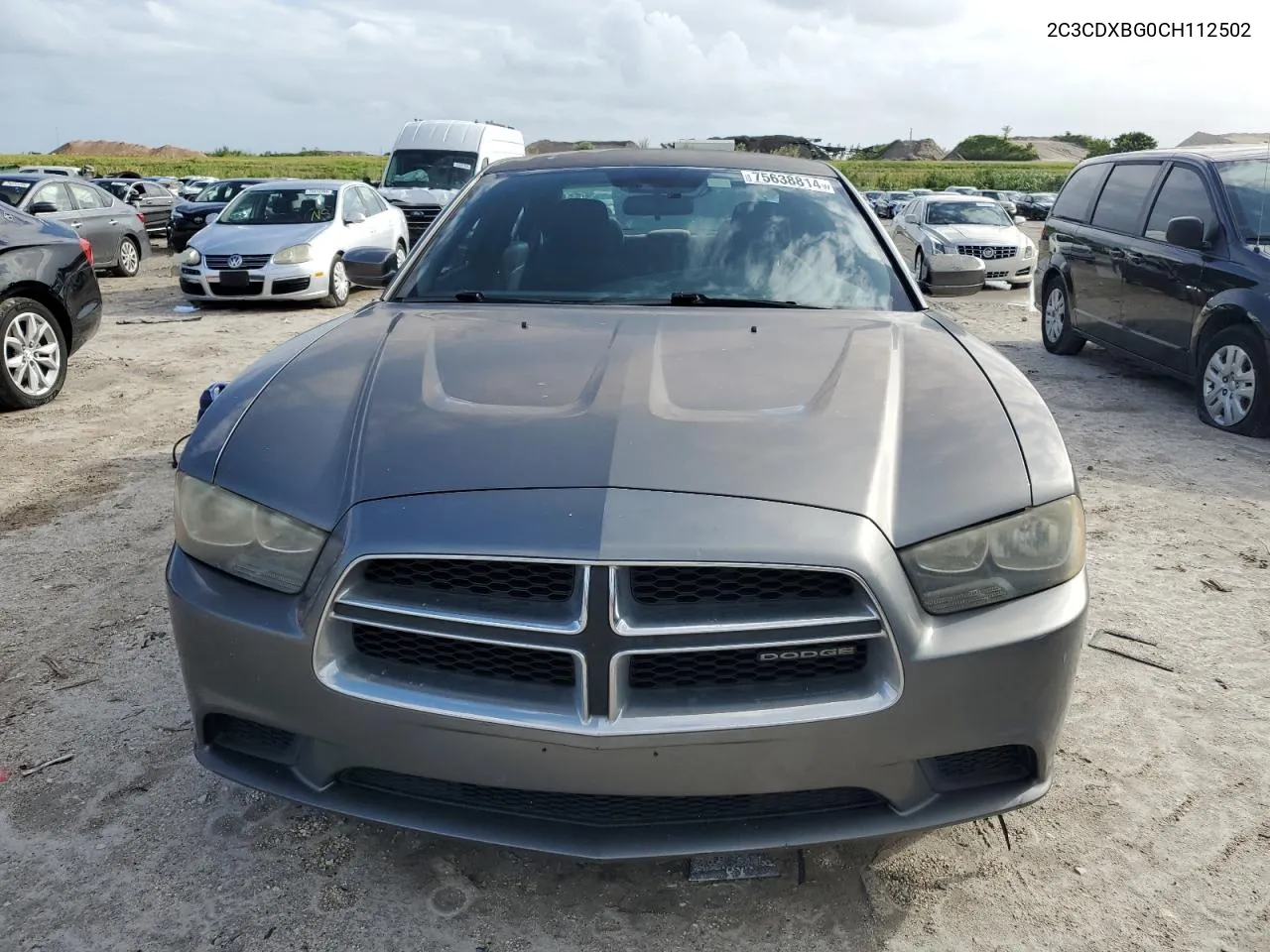 2012 Dodge Charger Se VIN: 2C3CDXBG0CH112502 Lot: 75638814