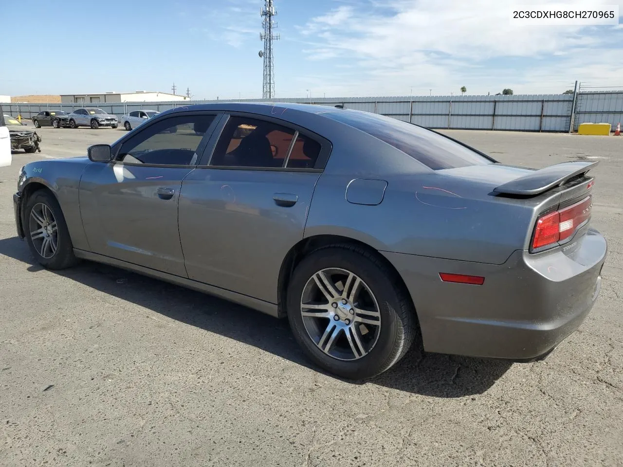 2012 Dodge Charger Sxt VIN: 2C3CDXHG8CH270965 Lot: 75935194