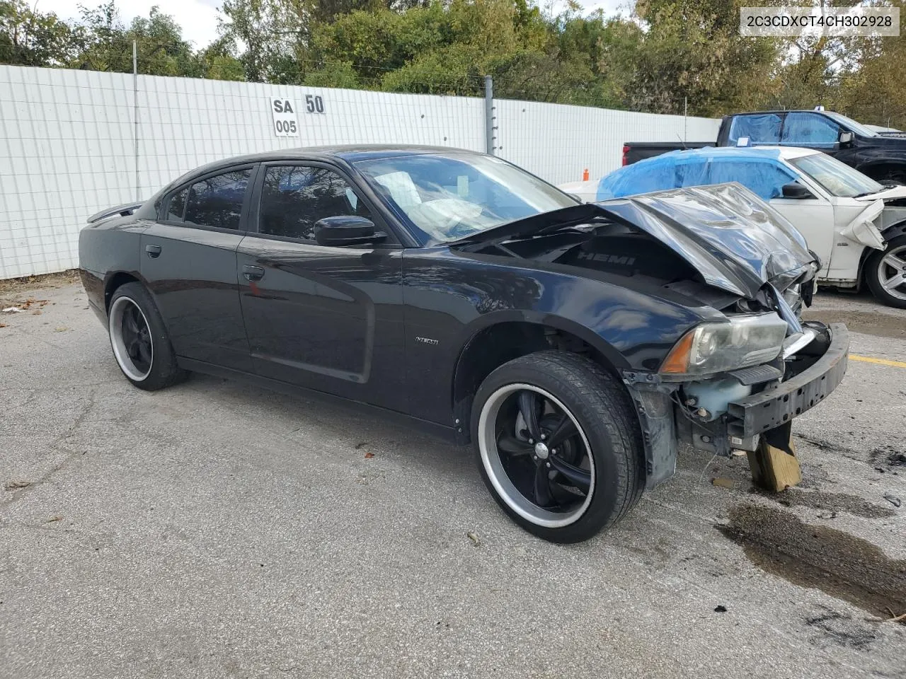 2012 Dodge Charger R/T VIN: 2C3CDXCT4CH302928 Lot: 76056454