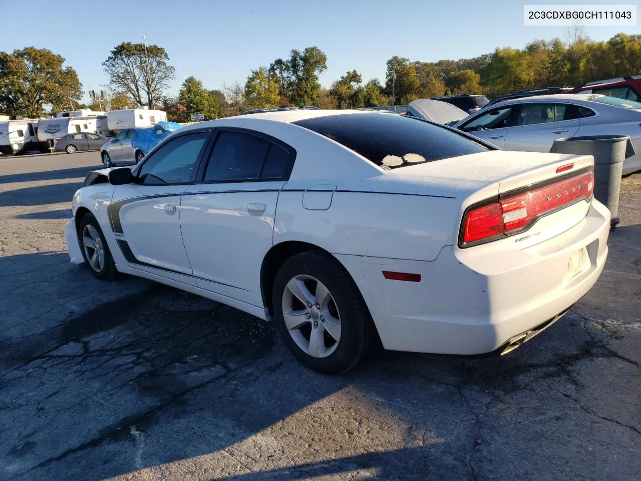 2012 Dodge Charger Se VIN: 2C3CDXBG0CH111043 Lot: 76122714