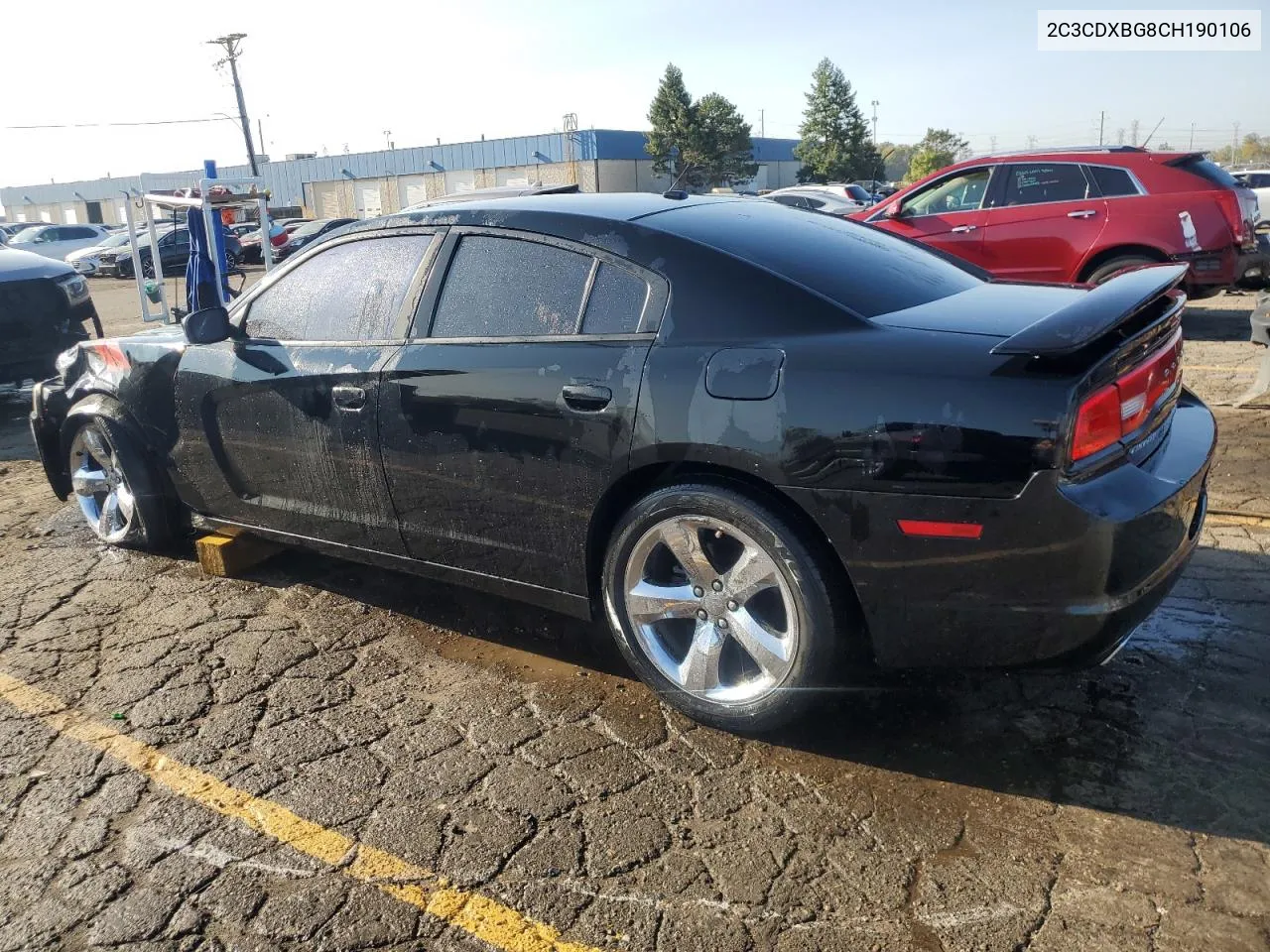 2012 Dodge Charger Se VIN: 2C3CDXBG8CH190106 Lot: 76130824