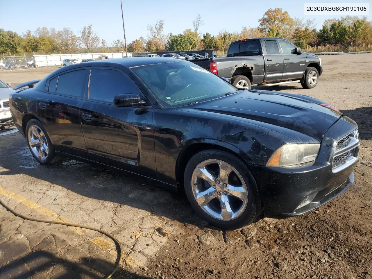 2012 Dodge Charger Se VIN: 2C3CDXBG8CH190106 Lot: 76130824