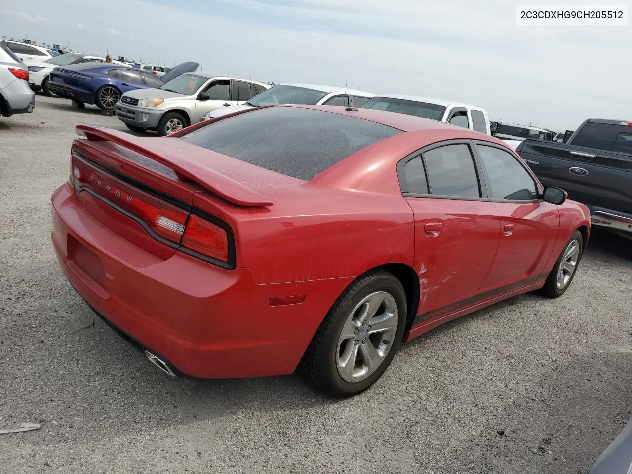 2012 Dodge Charger Sxt VIN: 2C3CDXHG9CH205512 Lot: 76187304