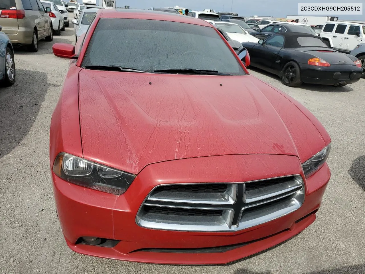 2012 Dodge Charger Sxt VIN: 2C3CDXHG9CH205512 Lot: 76187304