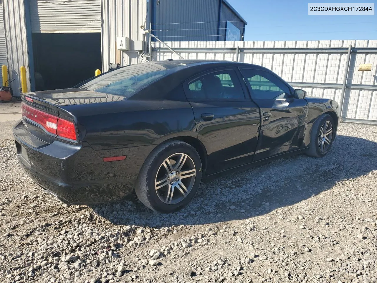 2012 Dodge Charger Sxt VIN: 2C3CDXHGXCH172844 Lot: 76266864