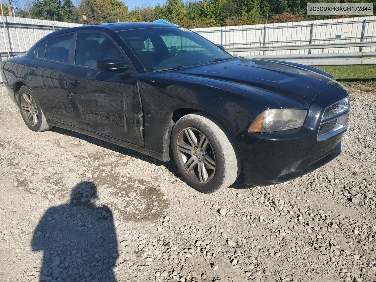 2012 Dodge Charger Sxt VIN: 2C3CDXHGXCH172844 Lot: 76266864