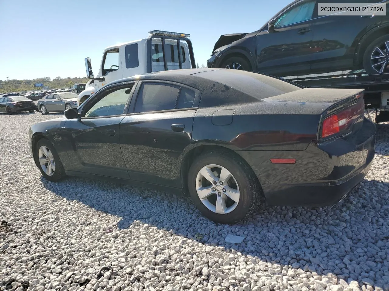 2012 Dodge Charger Se VIN: 2C3CDXBG3CH217826 Lot: 76542734