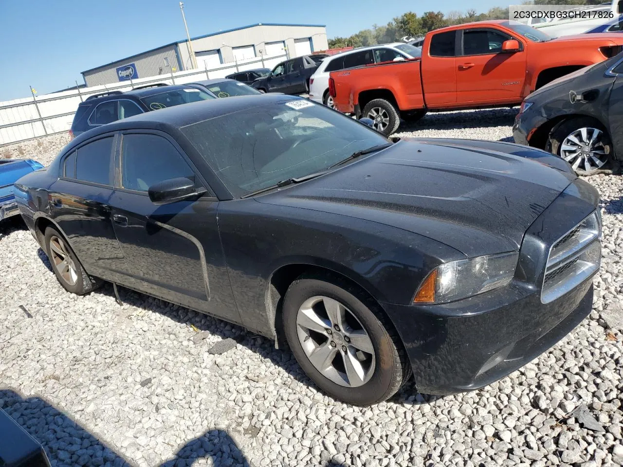 2012 Dodge Charger Se VIN: 2C3CDXBG3CH217826 Lot: 76542734