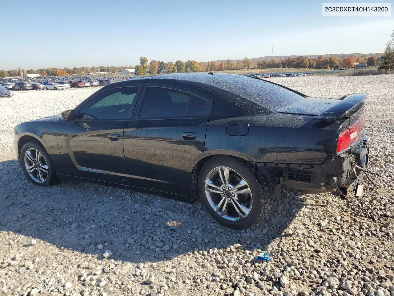 2012 Dodge Charger R/T VIN: 2C3CDXDT4CH143200 Lot: 76672604