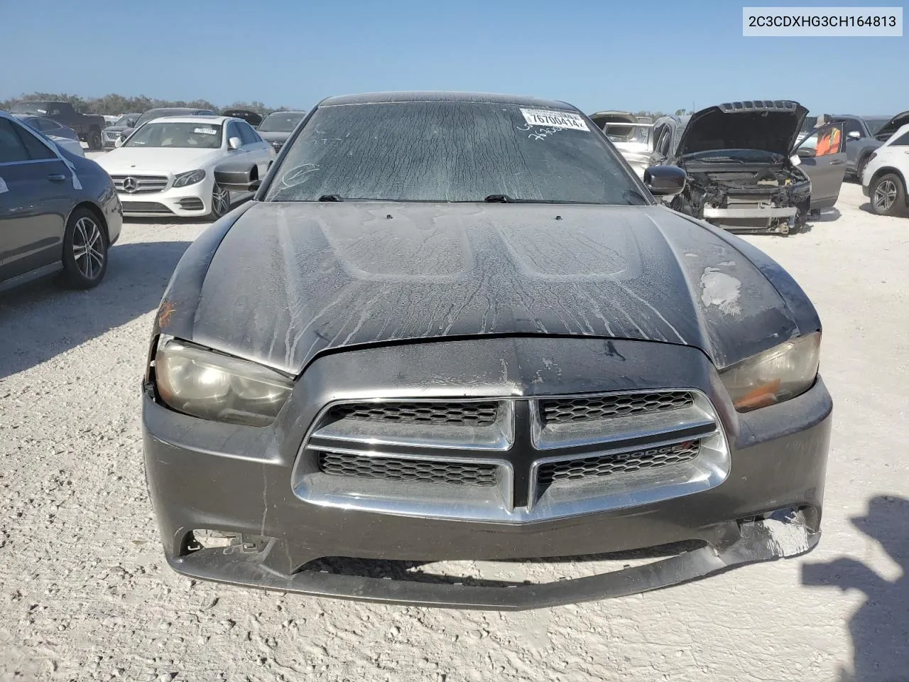 2012 Dodge Charger Sxt VIN: 2C3CDXHG3CH164813 Lot: 76700414