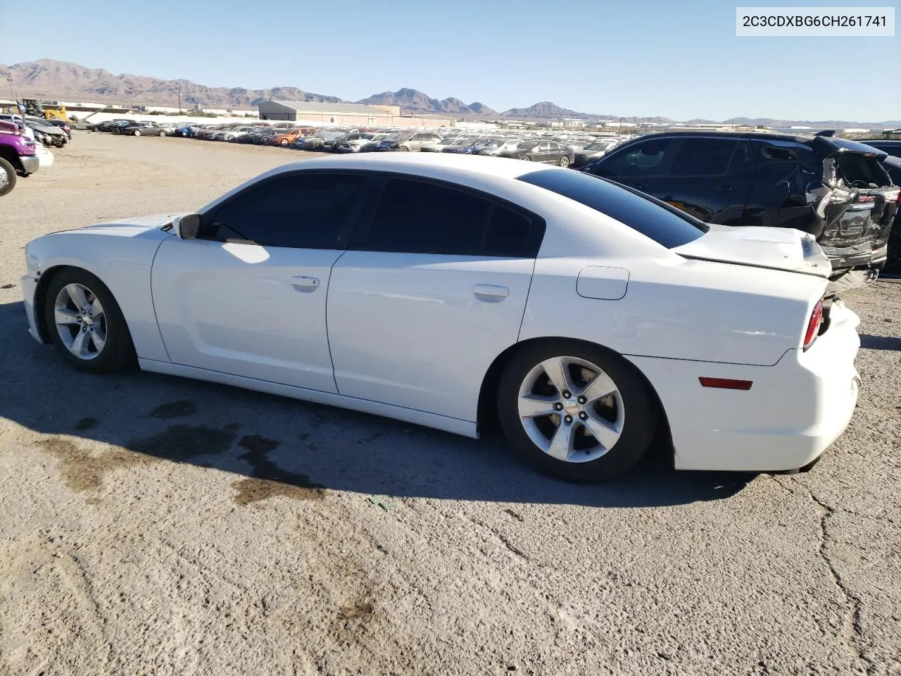 2012 Dodge Charger Se VIN: 2C3CDXBG6CH261741 Lot: 76814394