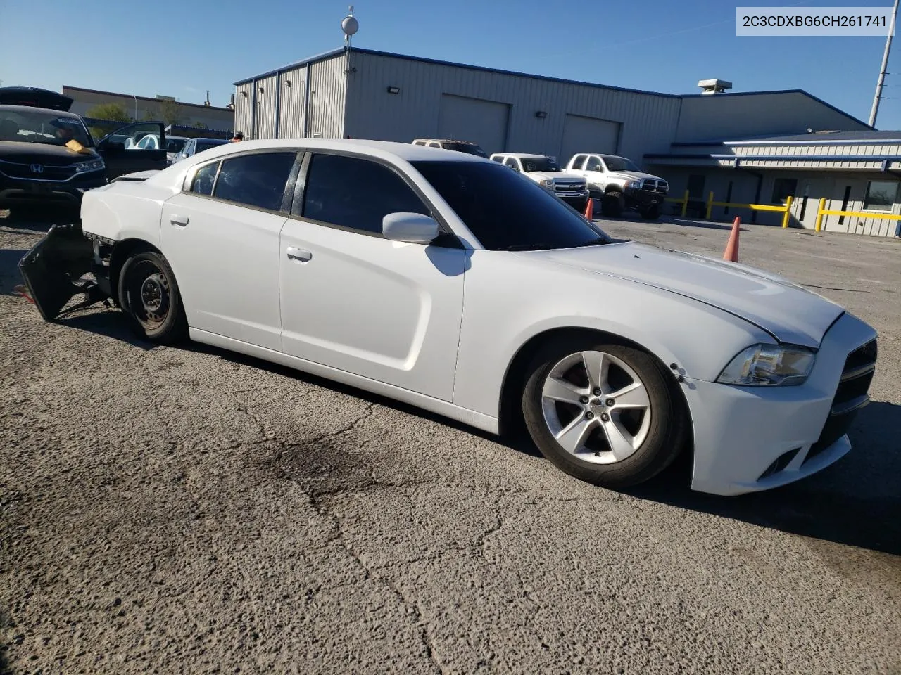 2012 Dodge Charger Se VIN: 2C3CDXBG6CH261741 Lot: 76814394