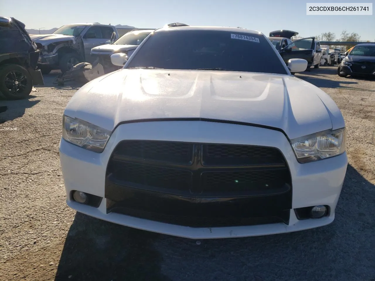 2012 Dodge Charger Se VIN: 2C3CDXBG6CH261741 Lot: 76814394