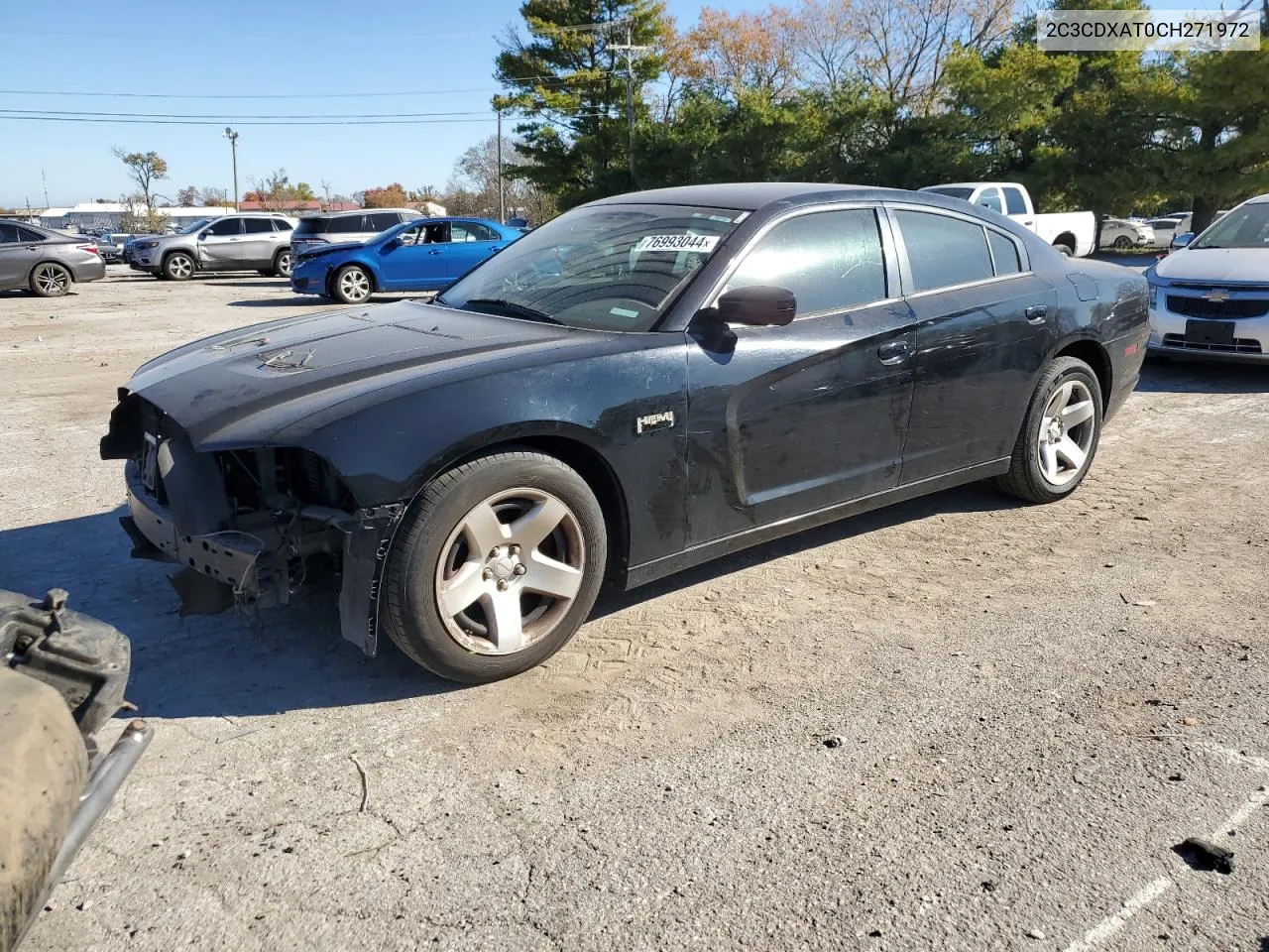 2012 Dodge Charger Police VIN: 2C3CDXAT0CH271972 Lot: 76993044