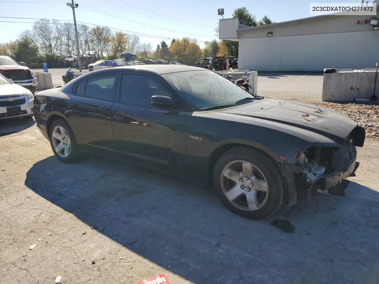 2012 Dodge Charger Police VIN: 2C3CDXAT0CH271972 Lot: 76993044