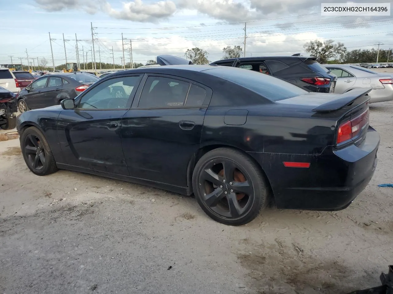 2012 Dodge Charger Sxt VIN: 2C3CDXHG2CH164396 Lot: 77105894