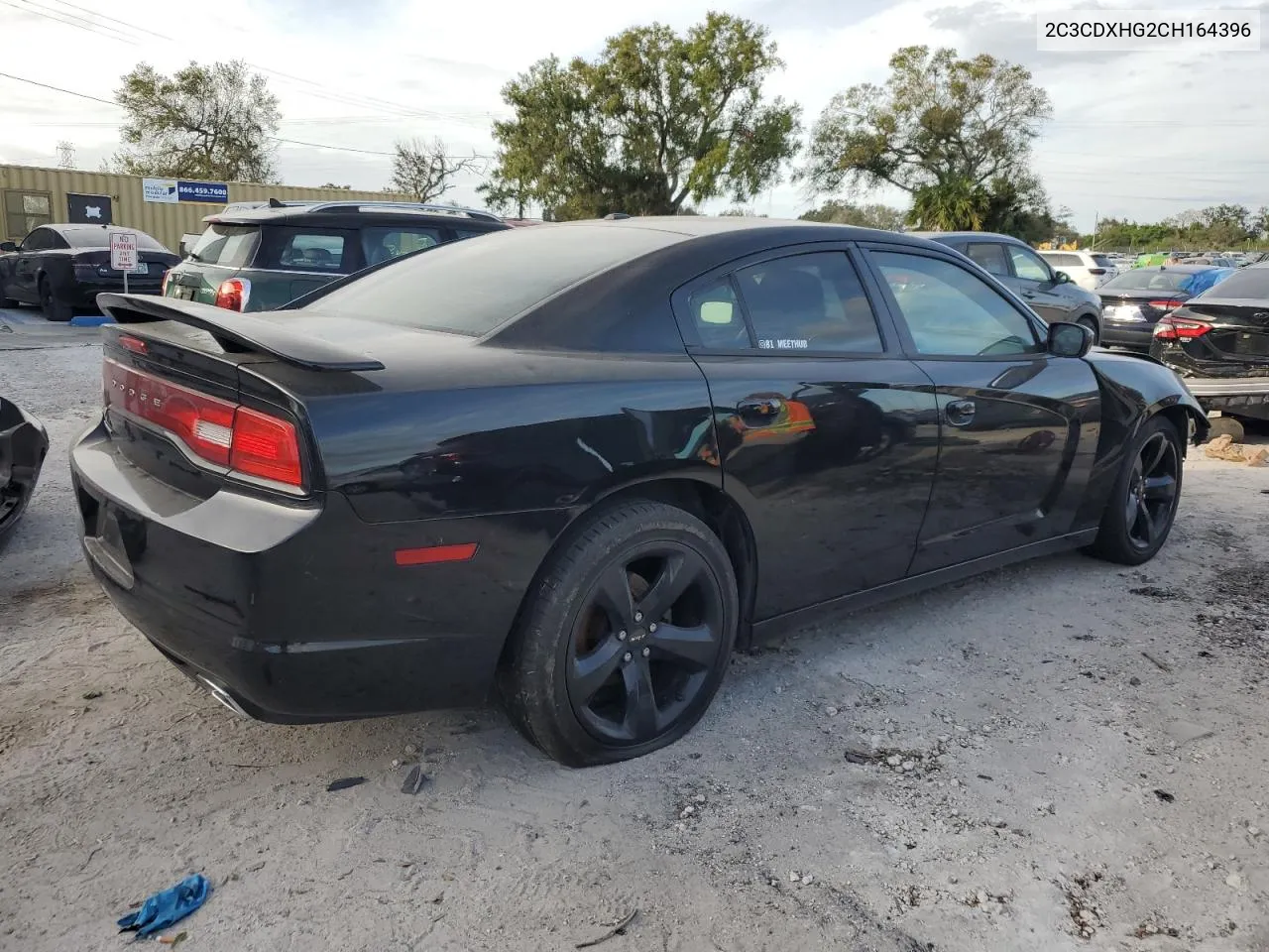 2012 Dodge Charger Sxt VIN: 2C3CDXHG2CH164396 Lot: 77105894