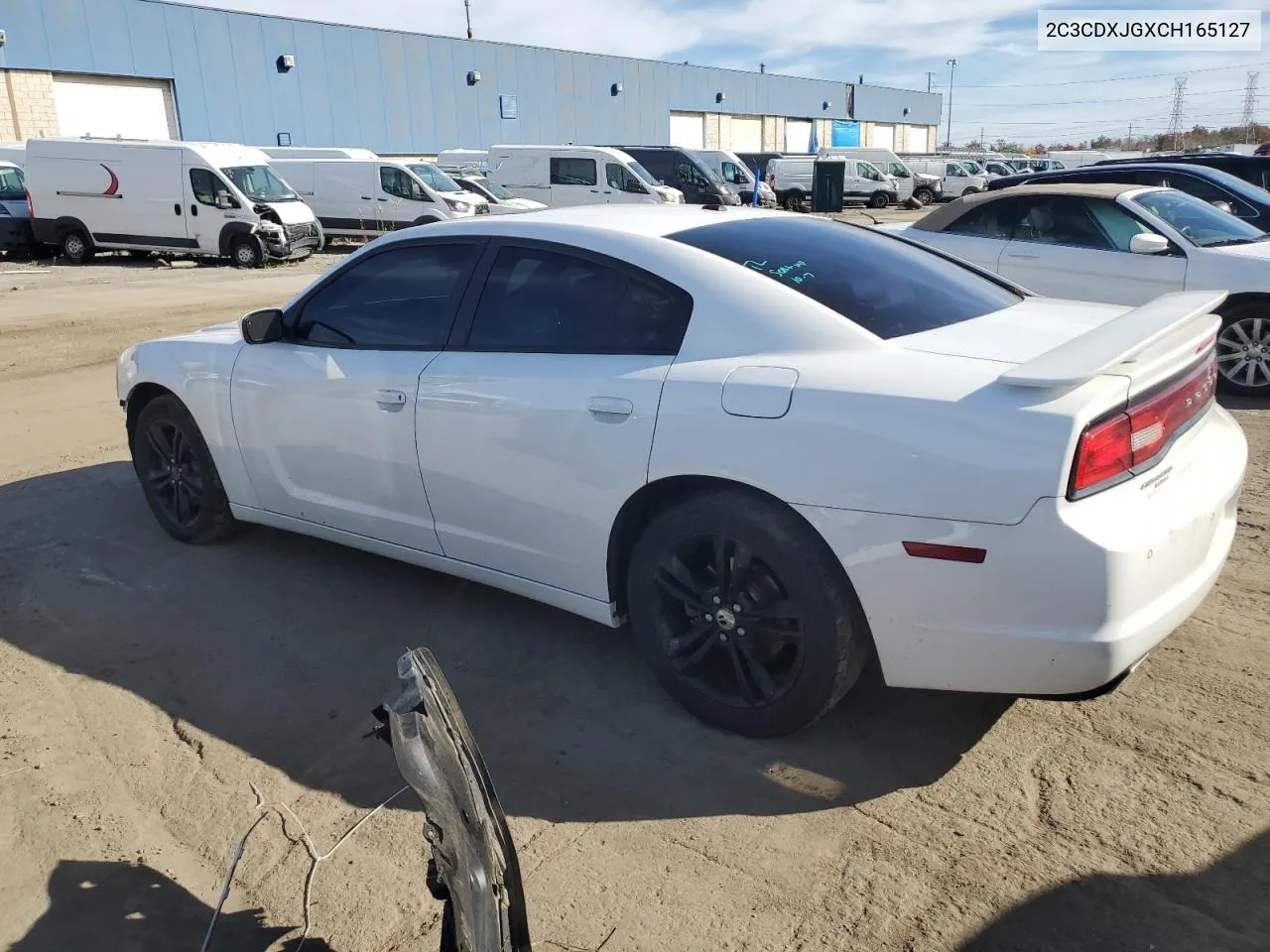 2012 Dodge Charger Sxt VIN: 2C3CDXJGXCH165127 Lot: 77200274