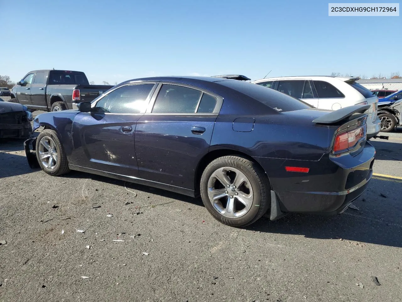 2012 Dodge Charger Sxt VIN: 2C3CDXHG9CH172964 Lot: 77304814