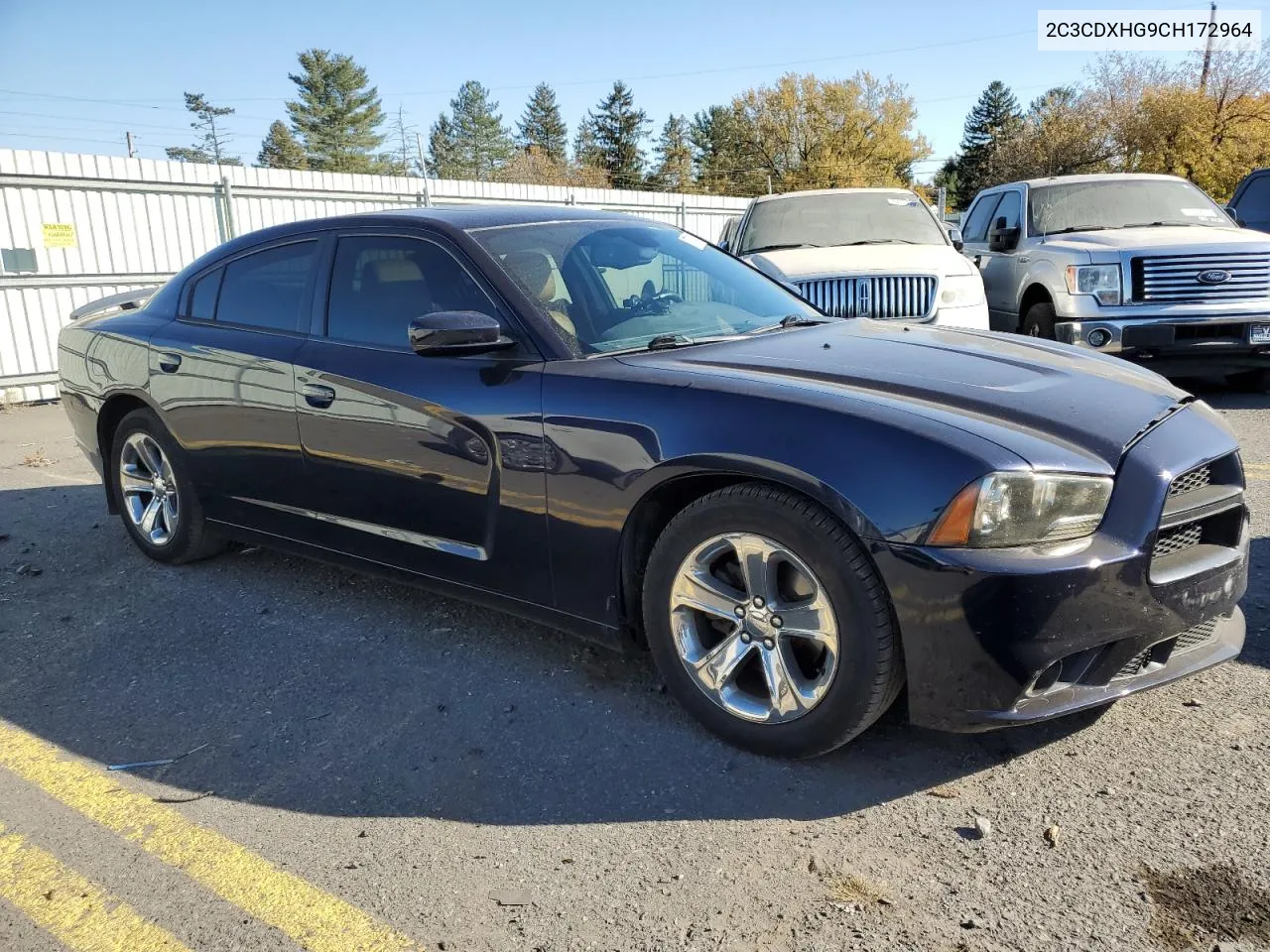 2012 Dodge Charger Sxt VIN: 2C3CDXHG9CH172964 Lot: 77304814