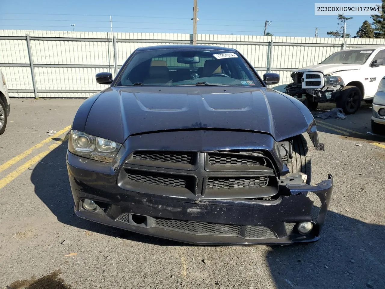 2012 Dodge Charger Sxt VIN: 2C3CDXHG9CH172964 Lot: 77304814