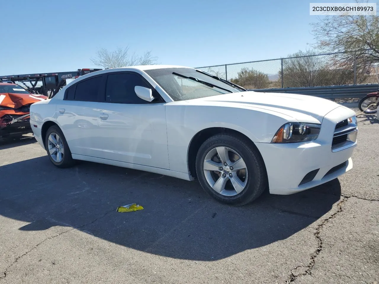 2012 Dodge Charger Se VIN: 2C3CDXBG6CH189973 Lot: 77319874