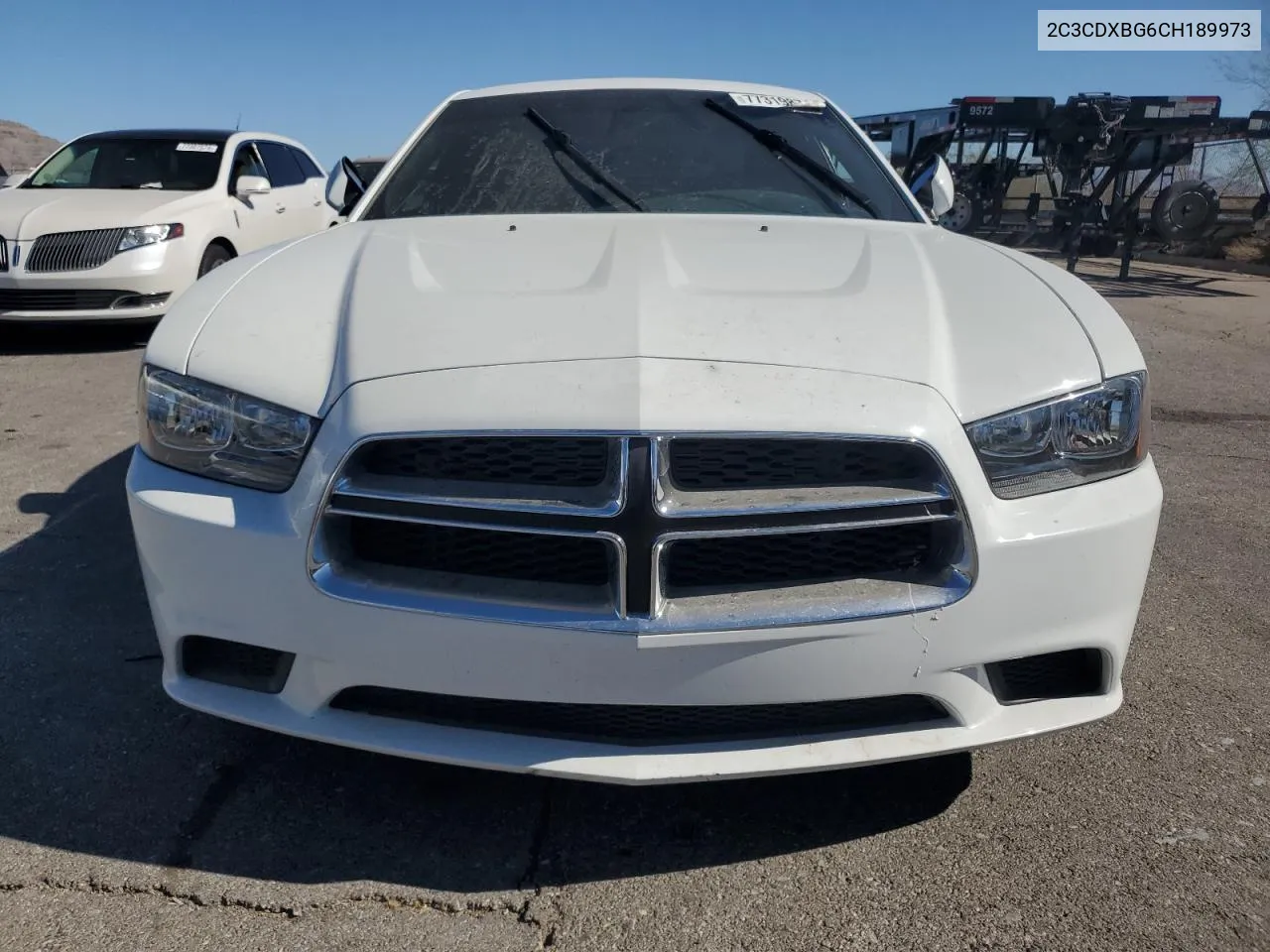 2012 Dodge Charger Se VIN: 2C3CDXBG6CH189973 Lot: 77319874