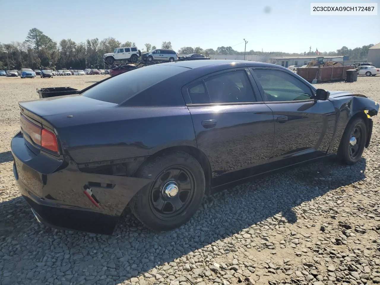 2012 Dodge Charger Police VIN: 2C3CDXAG9CH172487 Lot: 77775934