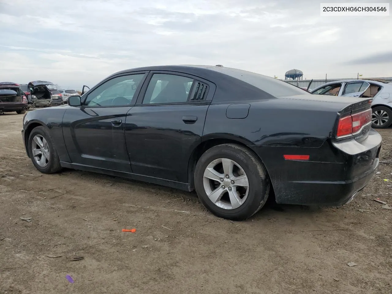 2012 Dodge Charger Sxt VIN: 2C3CDXHG6CH304546 Lot: 78100624