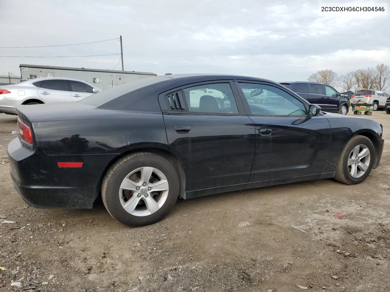 2012 Dodge Charger Sxt VIN: 2C3CDXHG6CH304546 Lot: 78100624