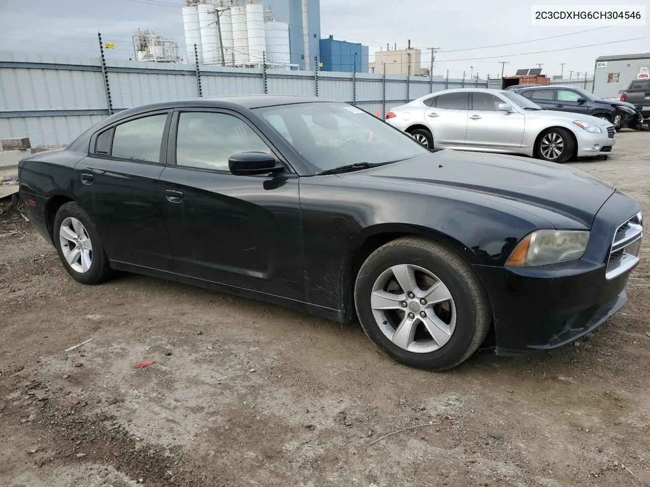 2012 Dodge Charger Sxt VIN: 2C3CDXHG6CH304546 Lot: 78100624