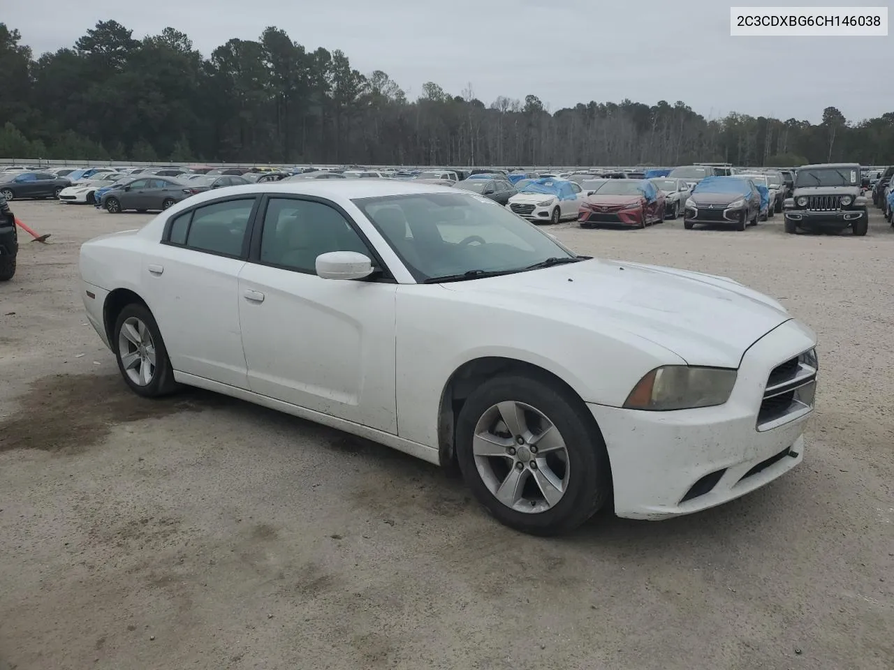 2012 Dodge Charger Se VIN: 2C3CDXBG6CH146038 Lot: 78137004