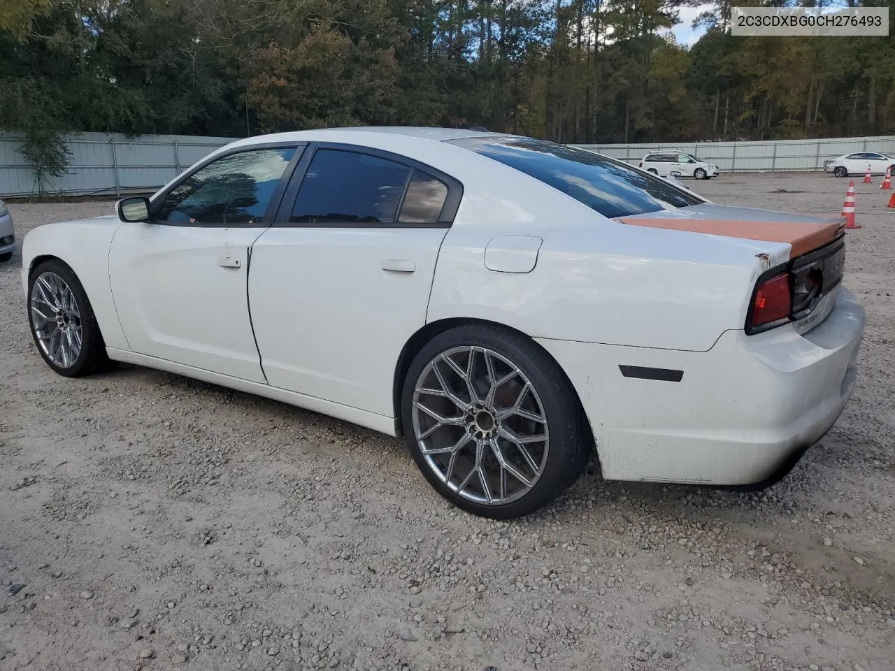 2012 Dodge Charger Se VIN: 2C3CDXBG0CH276493 Lot: 78163494