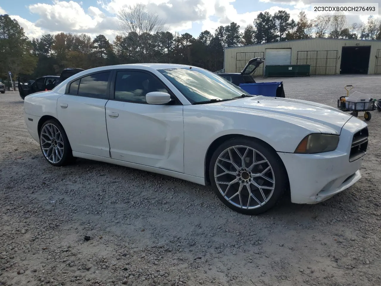 2012 Dodge Charger Se VIN: 2C3CDXBG0CH276493 Lot: 78163494