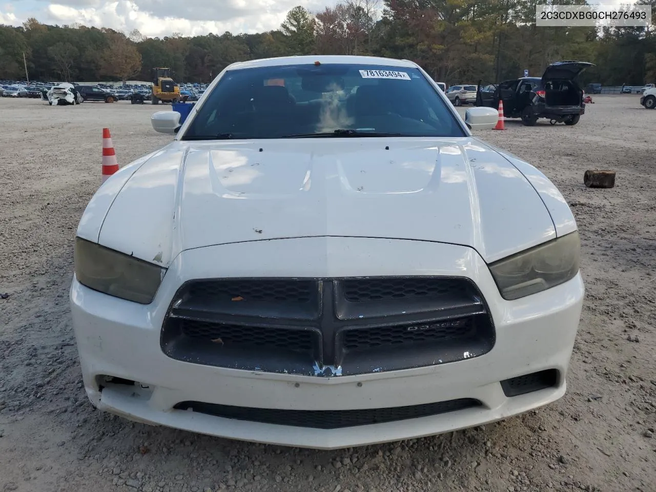 2012 Dodge Charger Se VIN: 2C3CDXBG0CH276493 Lot: 78163494