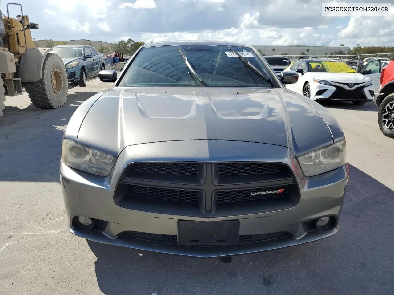 2012 Dodge Charger R/T VIN: 2C3CDXCT8CH230468 Lot: 78468574