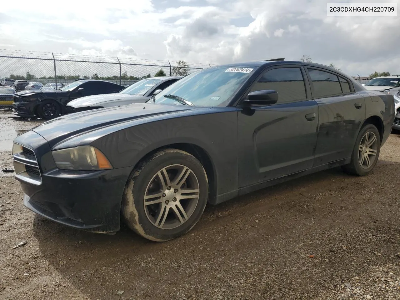 2012 Dodge Charger Sxt VIN: 2C3CDXHG4CH220709 Lot: 78702414