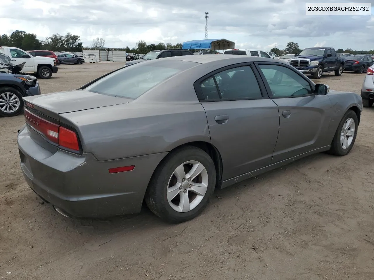 2012 Dodge Charger Se VIN: 2C3CDXBGXCH262732 Lot: 78743874