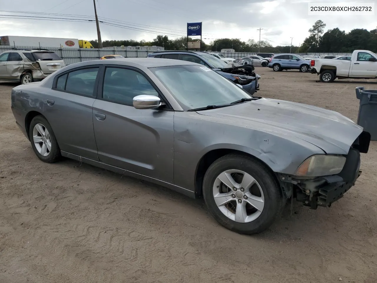 2012 Dodge Charger Se VIN: 2C3CDXBGXCH262732 Lot: 78743874