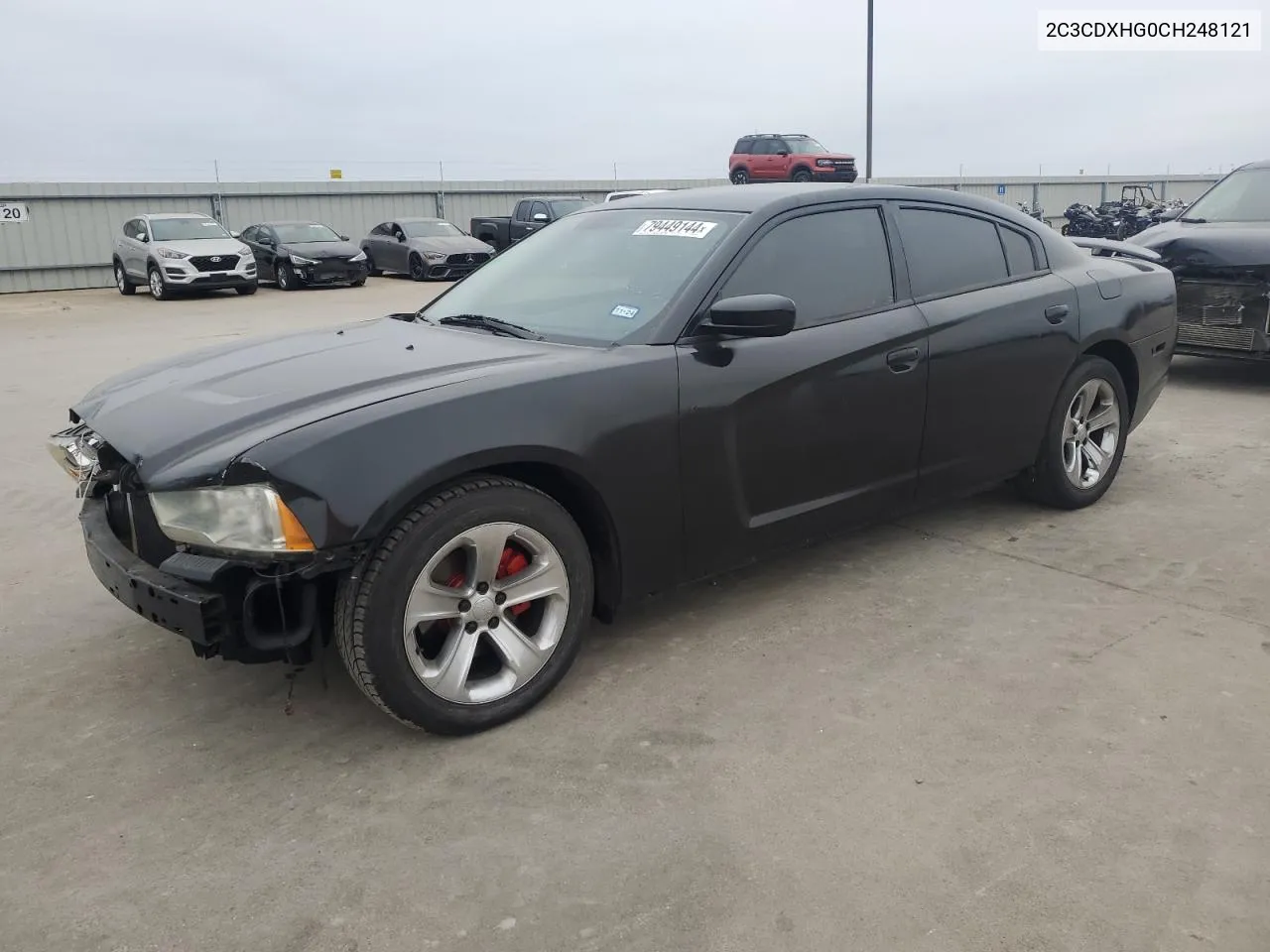 2012 Dodge Charger Sxt VIN: 2C3CDXHG0CH248121 Lot: 79449144