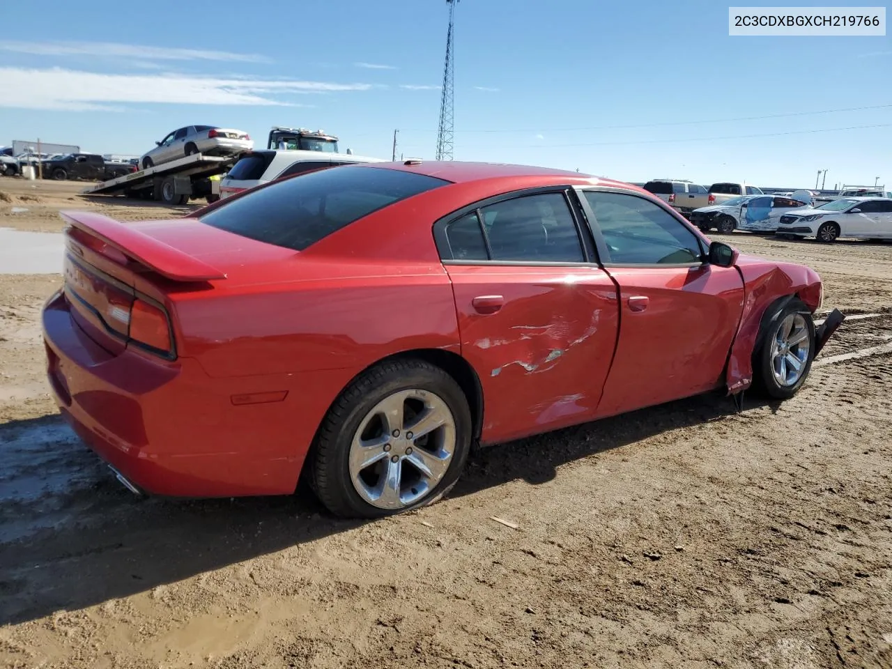 2012 Dodge Charger Se VIN: 2C3CDXBGXCH219766 Lot: 79488034