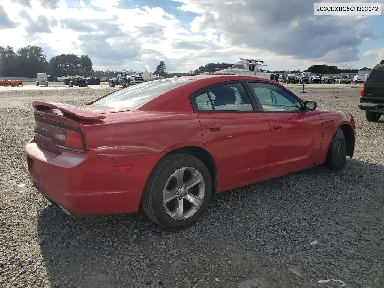 2012 Dodge Charger Se VIN: 2C3CDXBG5CH303042 Lot: 79646094