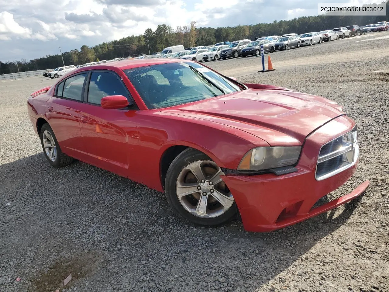 2012 Dodge Charger Se VIN: 2C3CDXBG5CH303042 Lot: 79646094