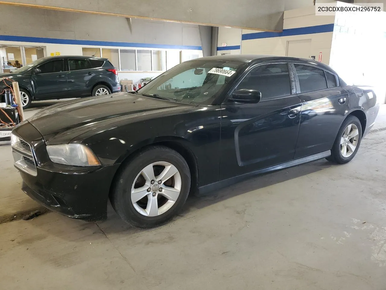 2012 Dodge Charger Se VIN: 2C3CDXBGXCH296752 Lot: 79690664